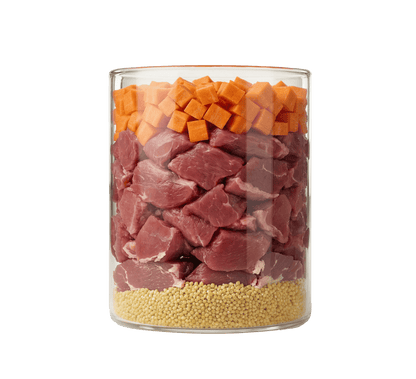 Ente mit Karotten und Hirse